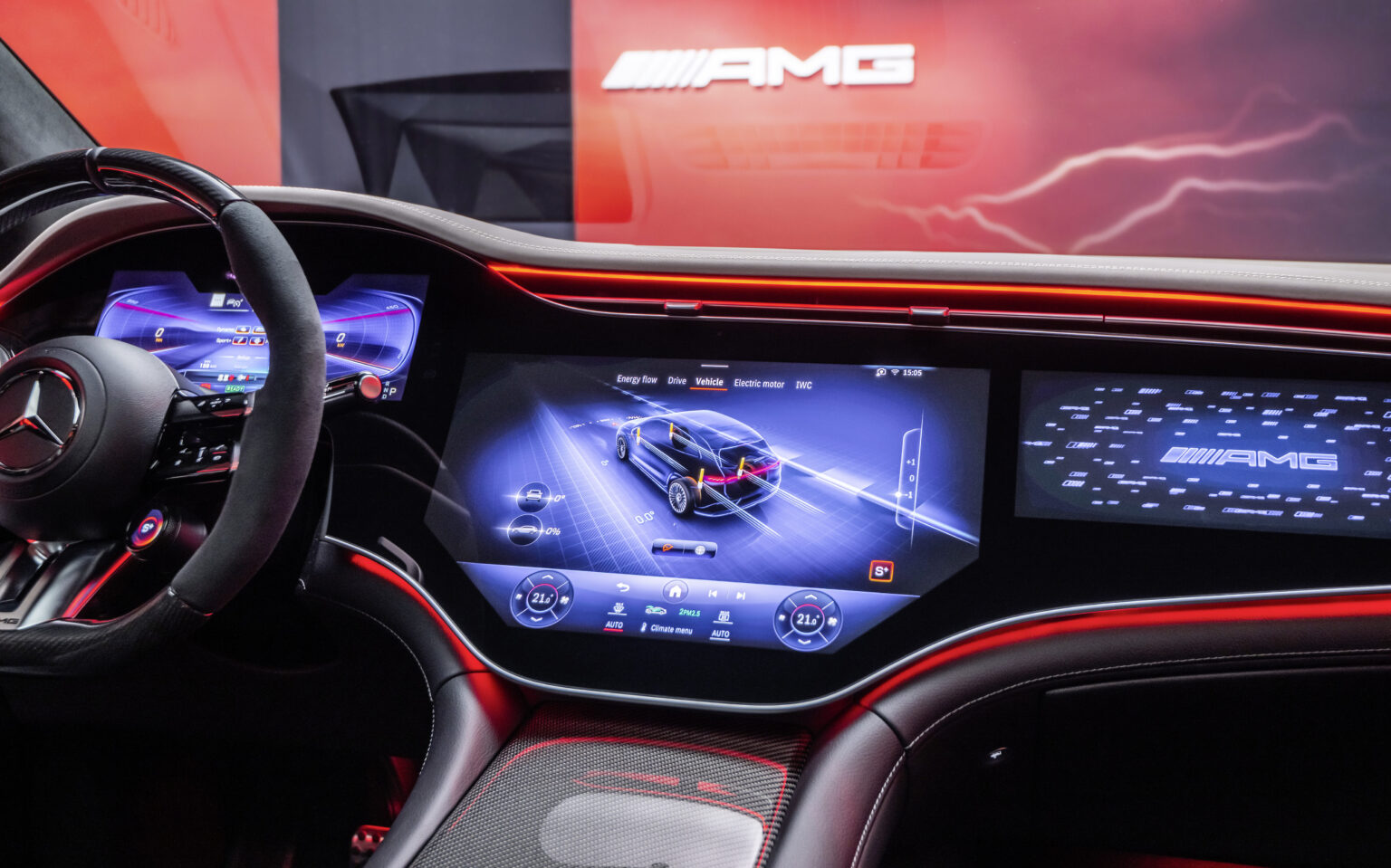 2024 Mercedes AMG EQE SUV Interior Image 9