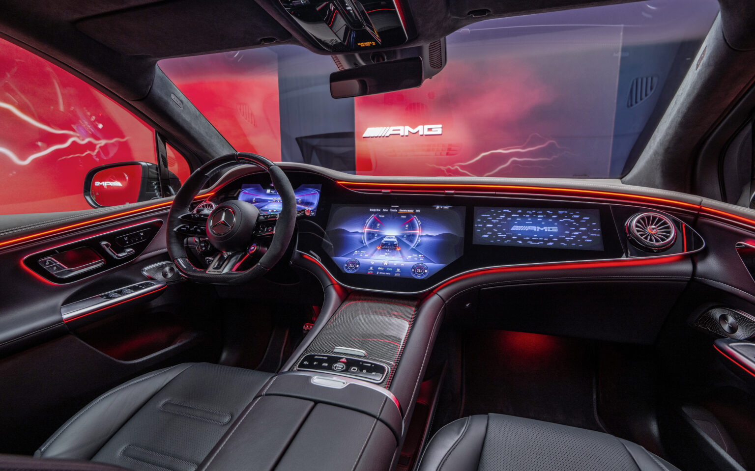 2024 Mercedes AMG EQE SUV Interior Image 7