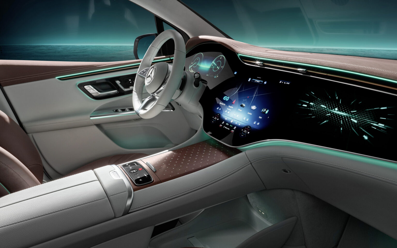 2024 Mercedes AMG EQE SUV Interior Image 2