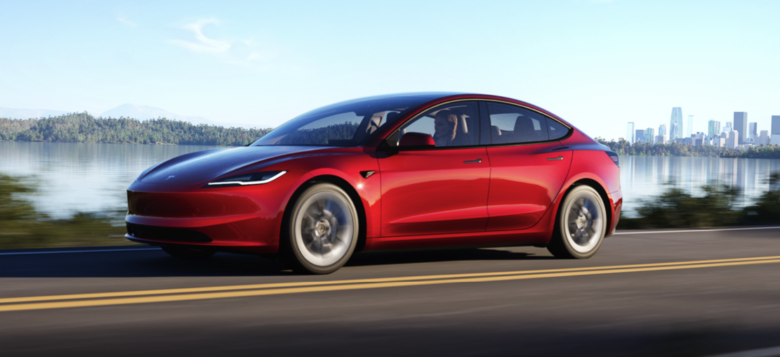 2024 Refresh Tesla Model 3 Exterior Image 1