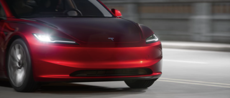 2024 Refresh Tesla Model 3 Exterior Image 3