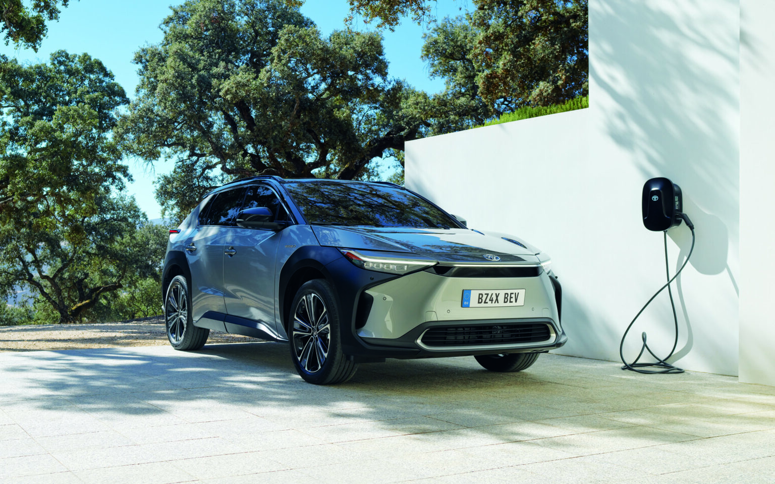 2022 Toyota bz4x charging system exterior image 7