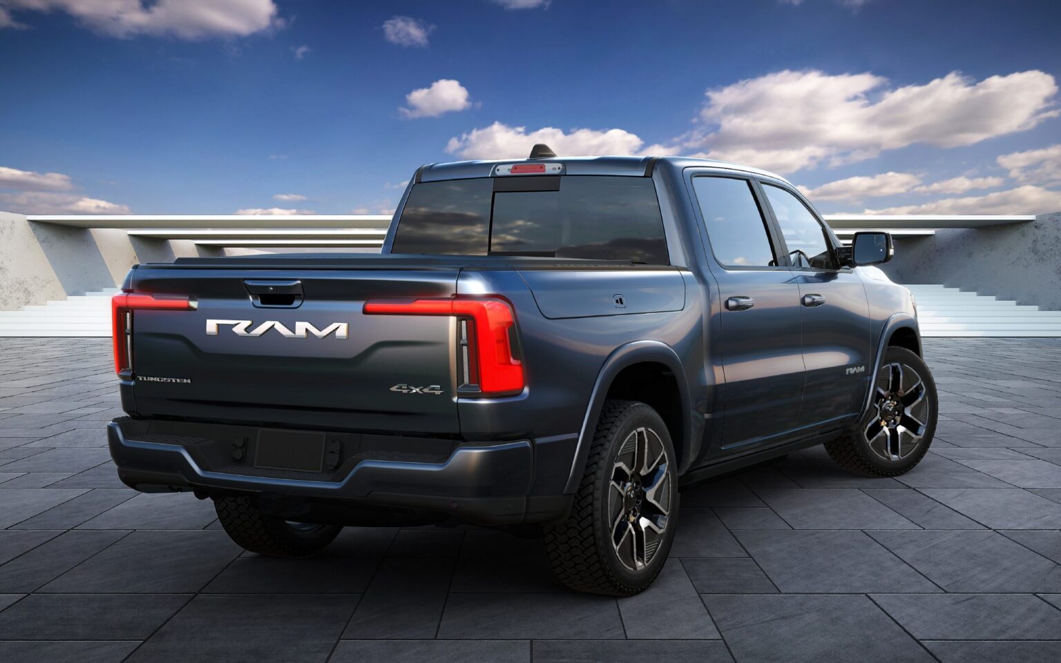 2025 Ram 1500 EV The Best Electric Pickup Truck of 2024 Exterior Image 2