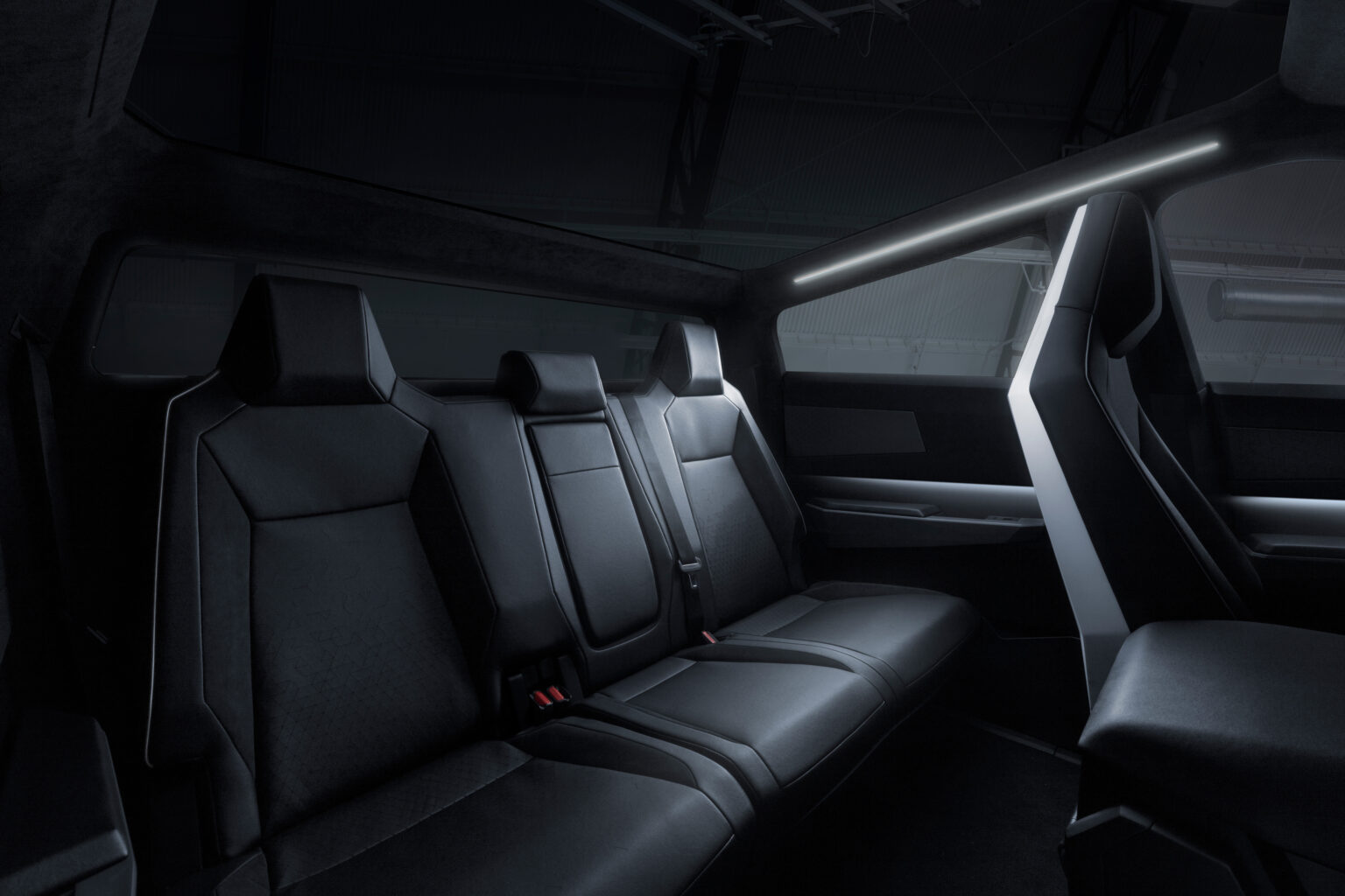 Tesla Cybertruck delivery interior image 1