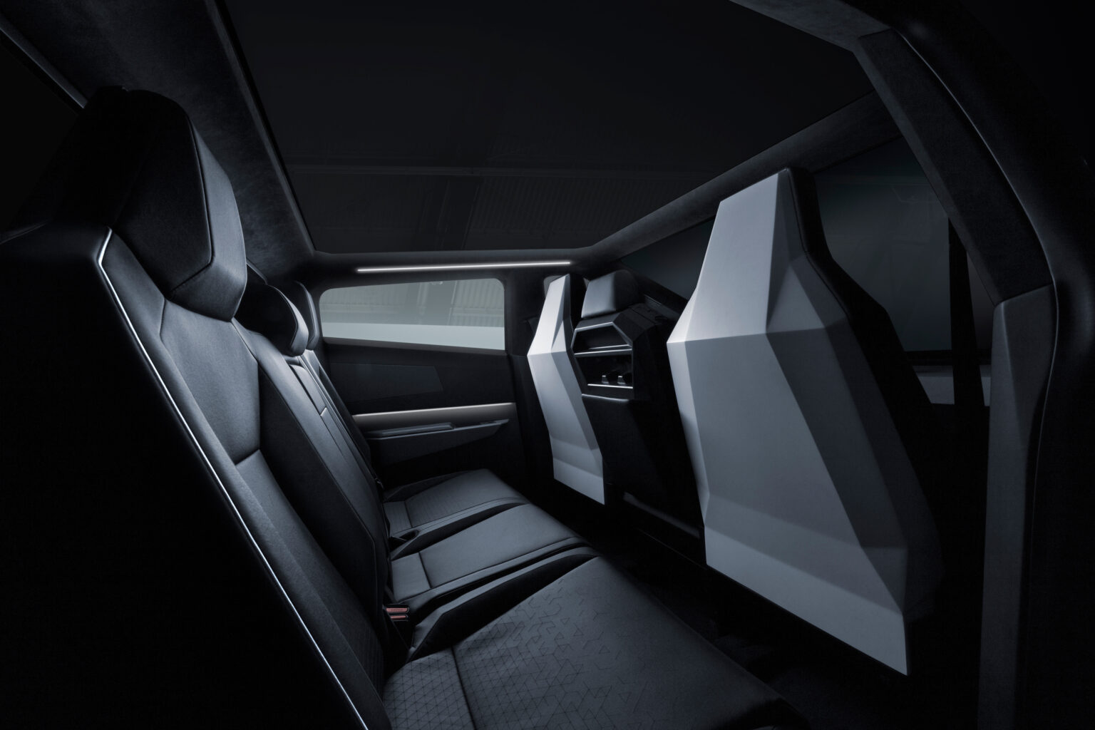 Tesla Cybertruck delivery interior image 2