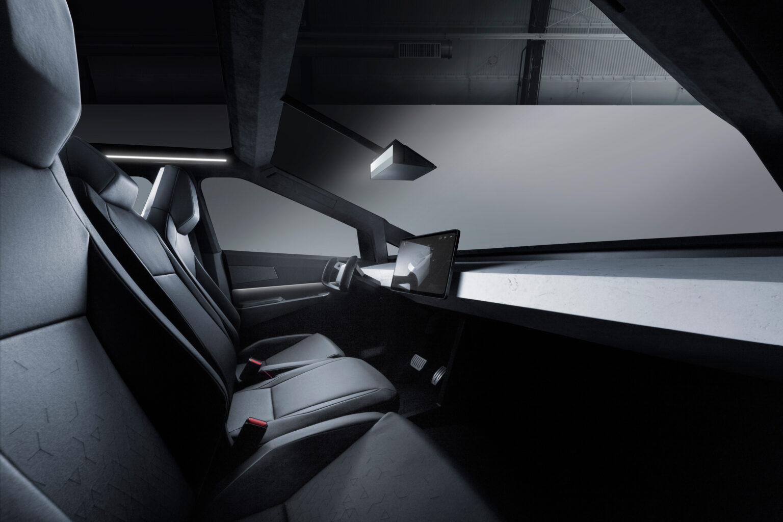 Tesla Cybertruck delivery interior image 5