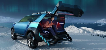 Nissan Unveils Hyper Adventure Concept Featuring Foldable Rear Steps