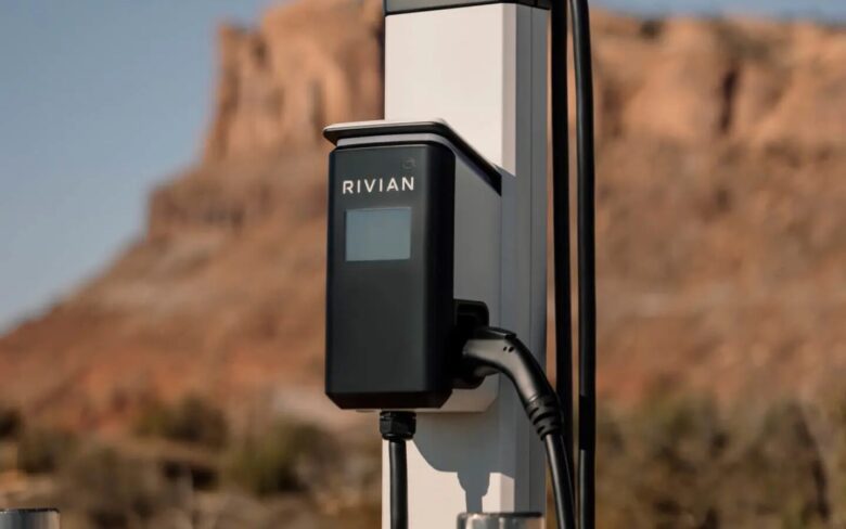 Rivian charging exterior image 8