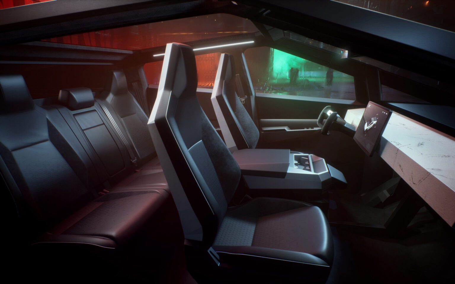 Tesla Cybertuck Reservations interior image 1
