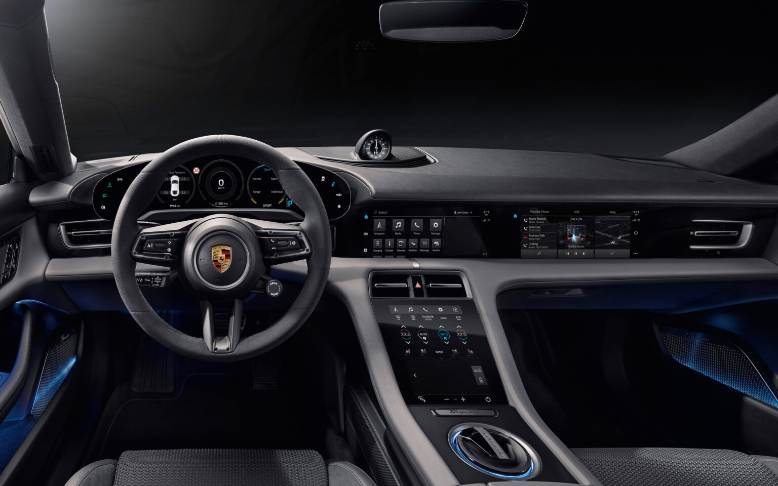 2024 Porsche Taycan Interior Image 1