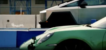 Epic Showdown: Tesla Cybertruck vs Porsche 911 Race