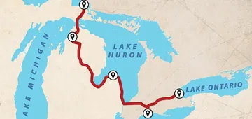 Exploring the MyNISSAN Navigation Feature: Journey to traverse all five Great Lakes in a single day