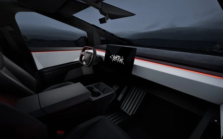 2024 Tesla Cybertruck Towing Capacity Interior Image 1