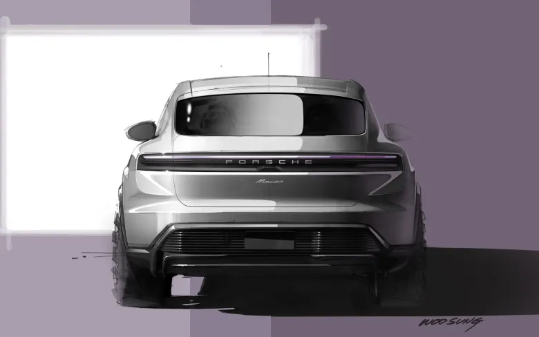 2024 Electric Porsche Macan design image 2