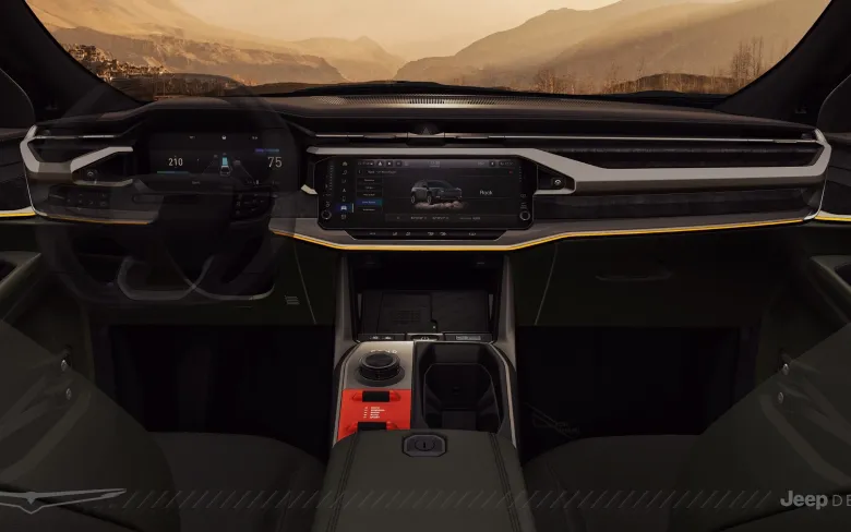 Electric Jeep Wagoneer S Trailhawk Concept Interior Image 2